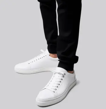 PureStride Men's Classic White Sneakers