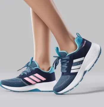 OceanBreeze Girls' Blue Comfort Sneakers