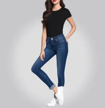 Skyline Elegance High Rise Slim Fit Women's Jeans